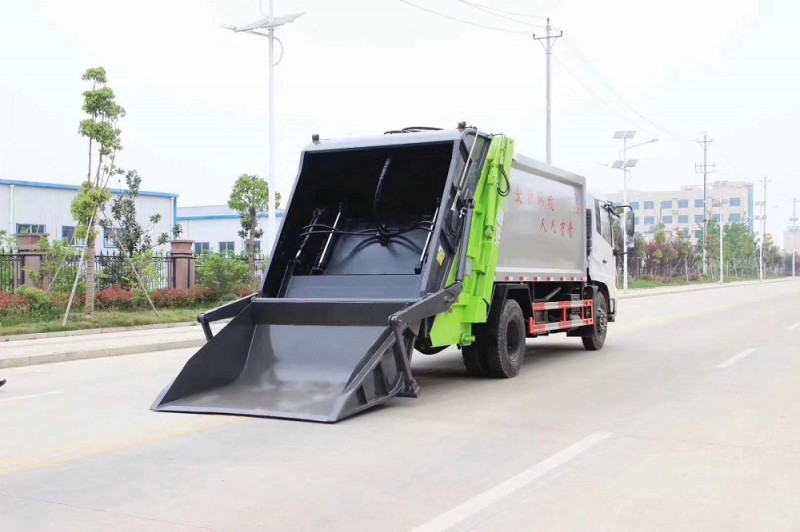 東風天錦10-14方壓縮式垃圾車