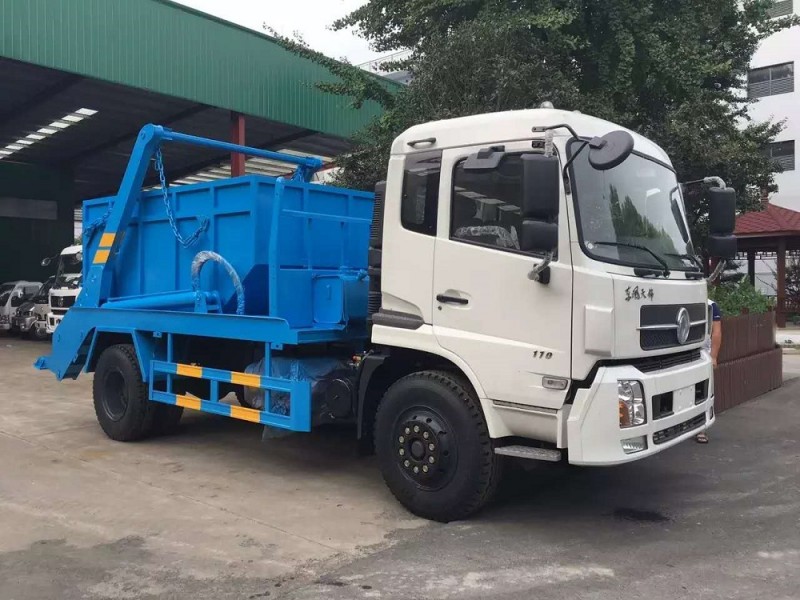 東風(fēng)天錦10-12方擺臂垃圾車